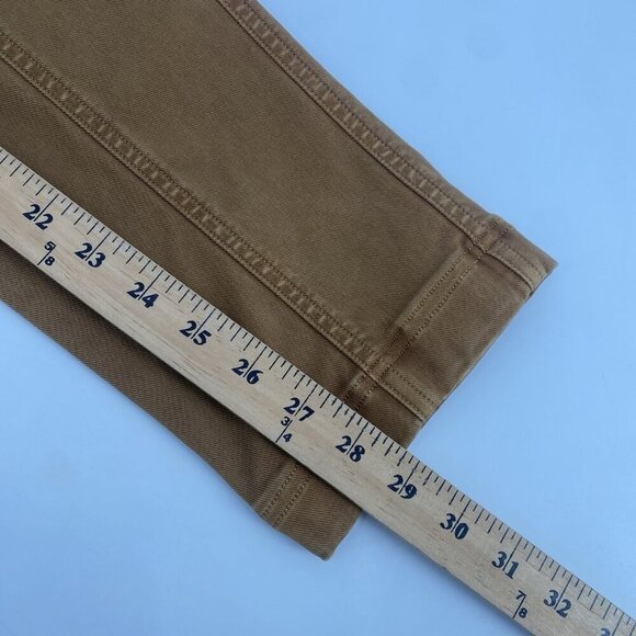 Spanx Stretch Twill Utility Pant Size Small Acorn Brown Pull On Slimming - Picture 10 of 14